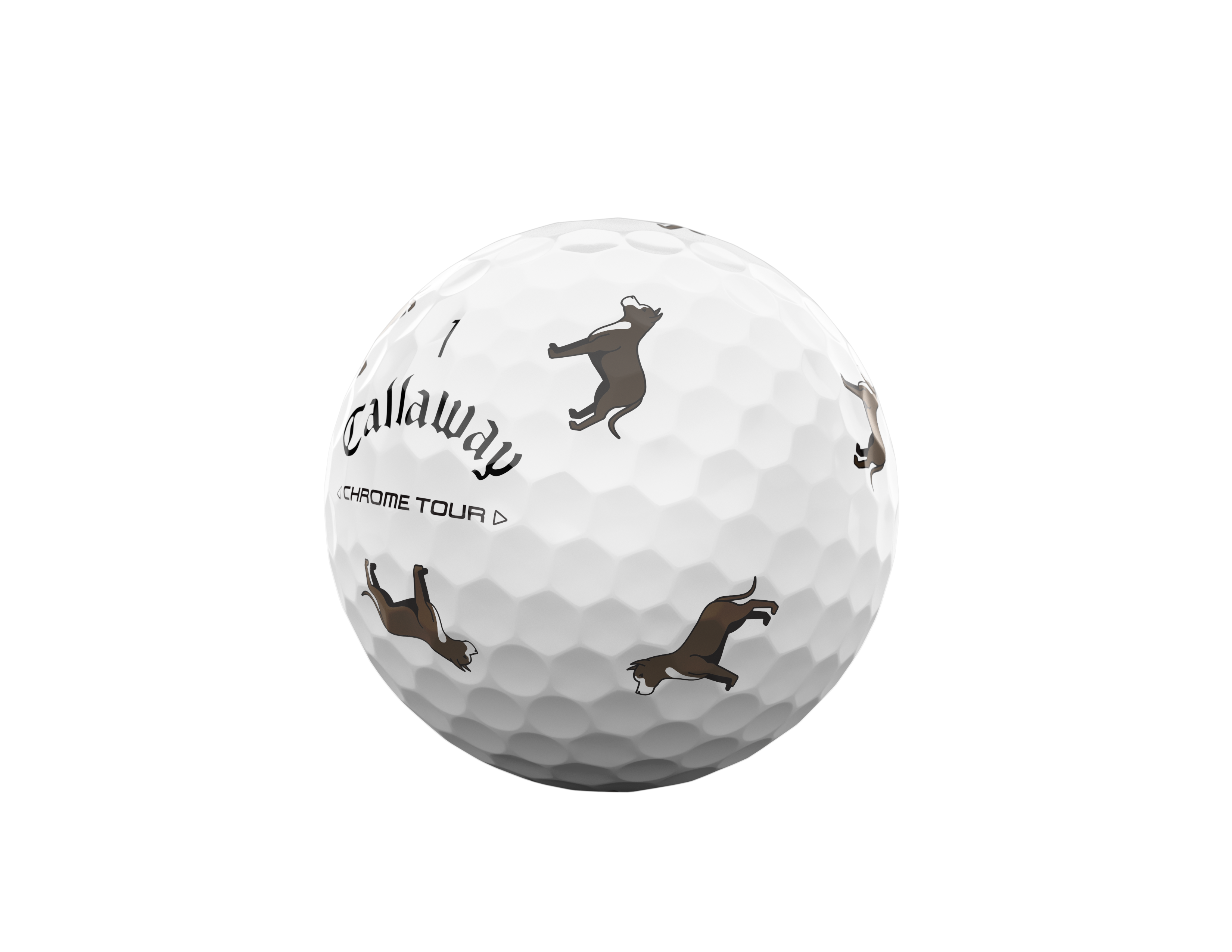 Limited Edition - Chrome Tour Golf Balls - Pit Bull