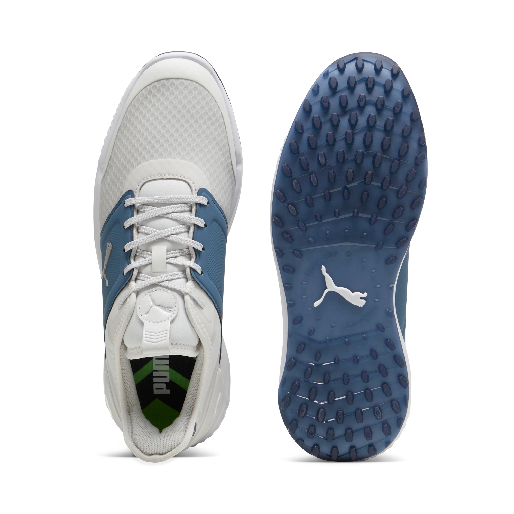 Men's Ignite Elevate Spikeless Golf Shoe - Light Grey/Blue