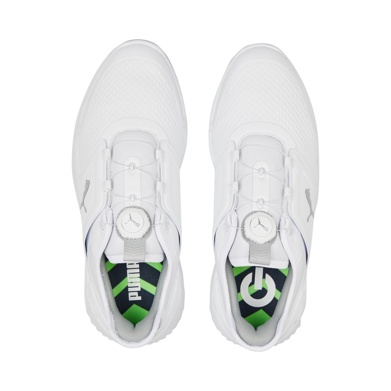 Men's Ignite Elevate Disc Spikeless Golf Shoe - White/Silver