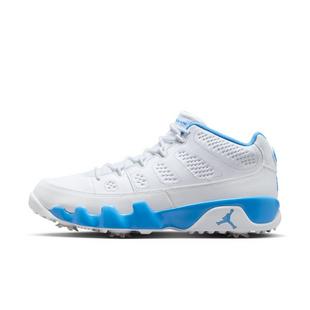 Air Jordan 9 G Spiked Golf Shoe - White/Blue