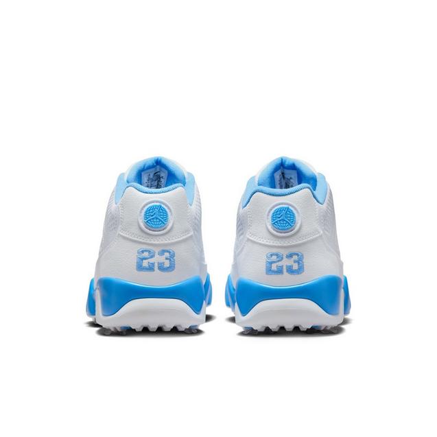 Air Jordan 9 G Spiked Golf Shoe - White/Blue | JORDAN | Golf Shoes