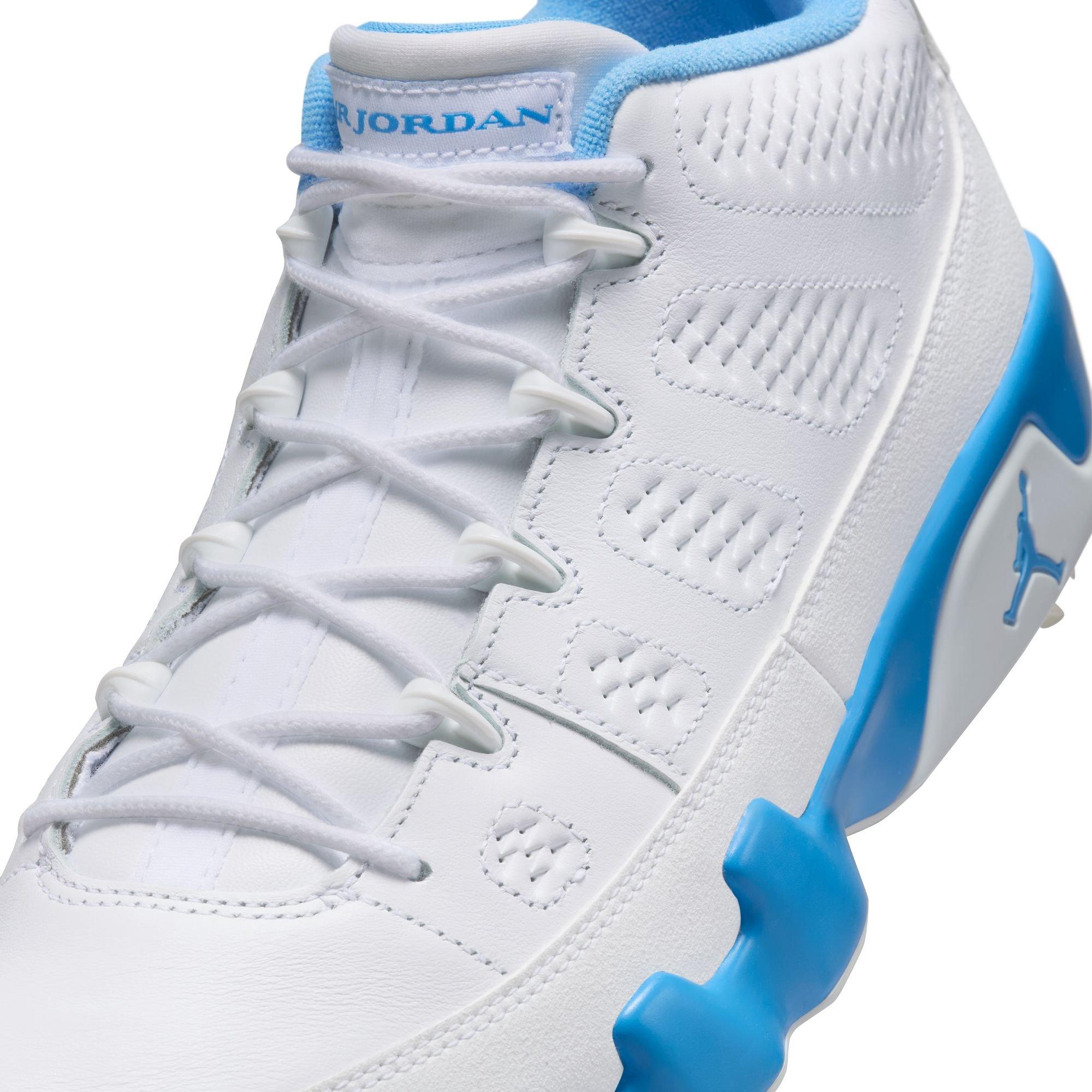 Air Jordan 9 G Spiked Golf Shoe - White/Blue