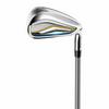 Women's Kalea Gold 10-Piece Grey/White Cart Package Set with Graphite Shafts