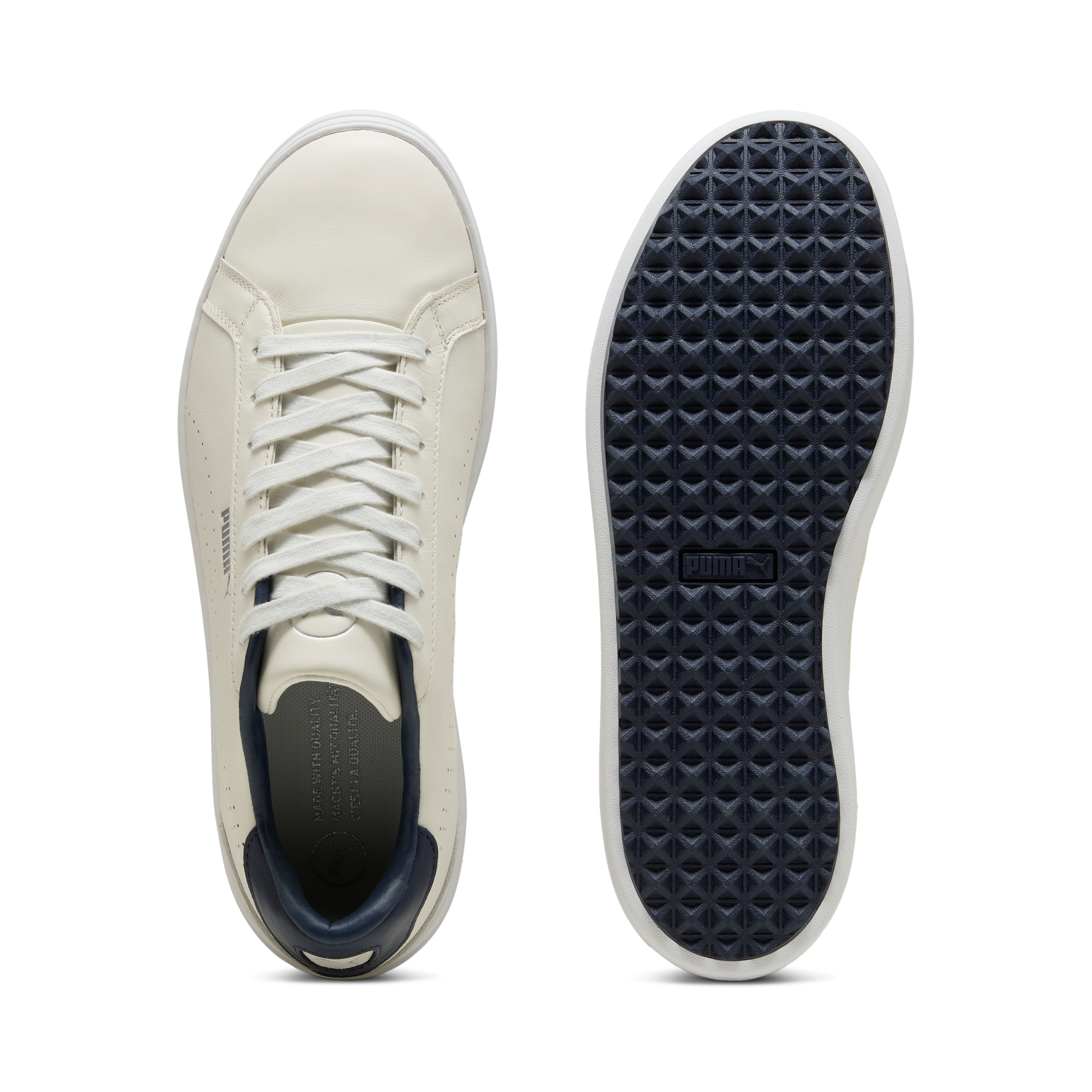 Men's Clyde G Spikeless Golf Shoe - Off-White/Navy