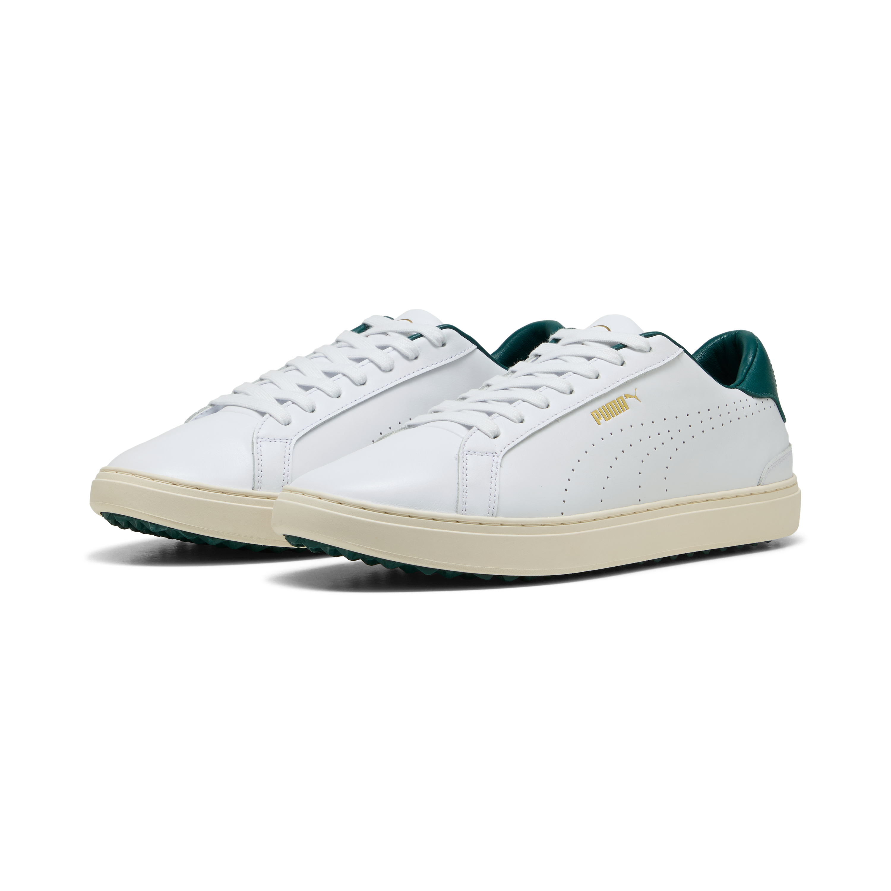 Men's Clyde G Spikeless Golf Shoe - White/Green