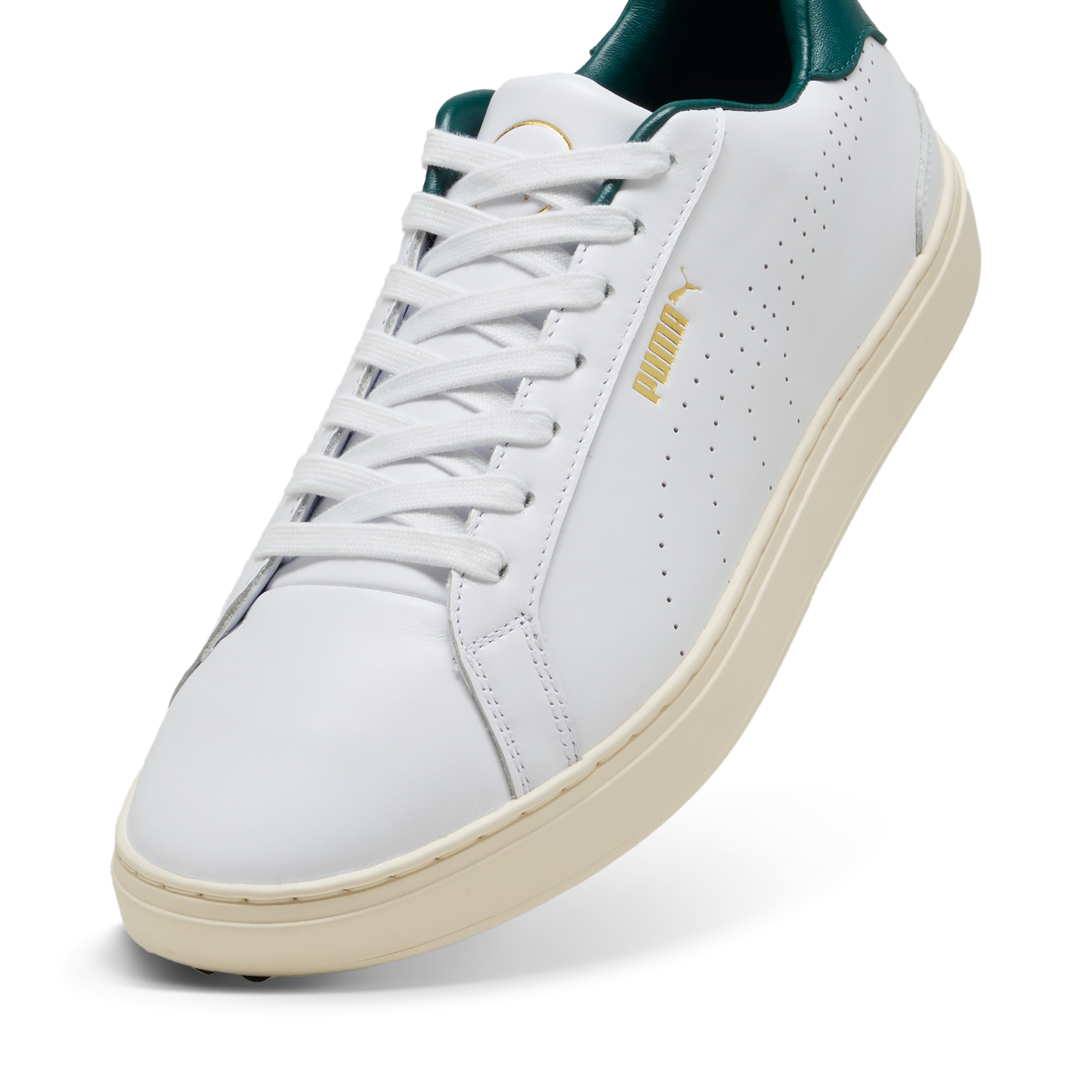 Men's Clyde G Spikeless Golf Shoe - White/Green