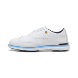 Chaussures Royale Wingtip sans crampons pour hommes - Blanc et bleu