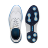 Chaussures Royale Wingtip sans crampons pour hommes - Blanc et bleu