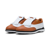Men's AP Royale Wingtip Spikeless Golf Shoe - White/Brown