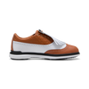 Men's AP Royale Wingtip Spikeless Golf Shoe - White/Brown