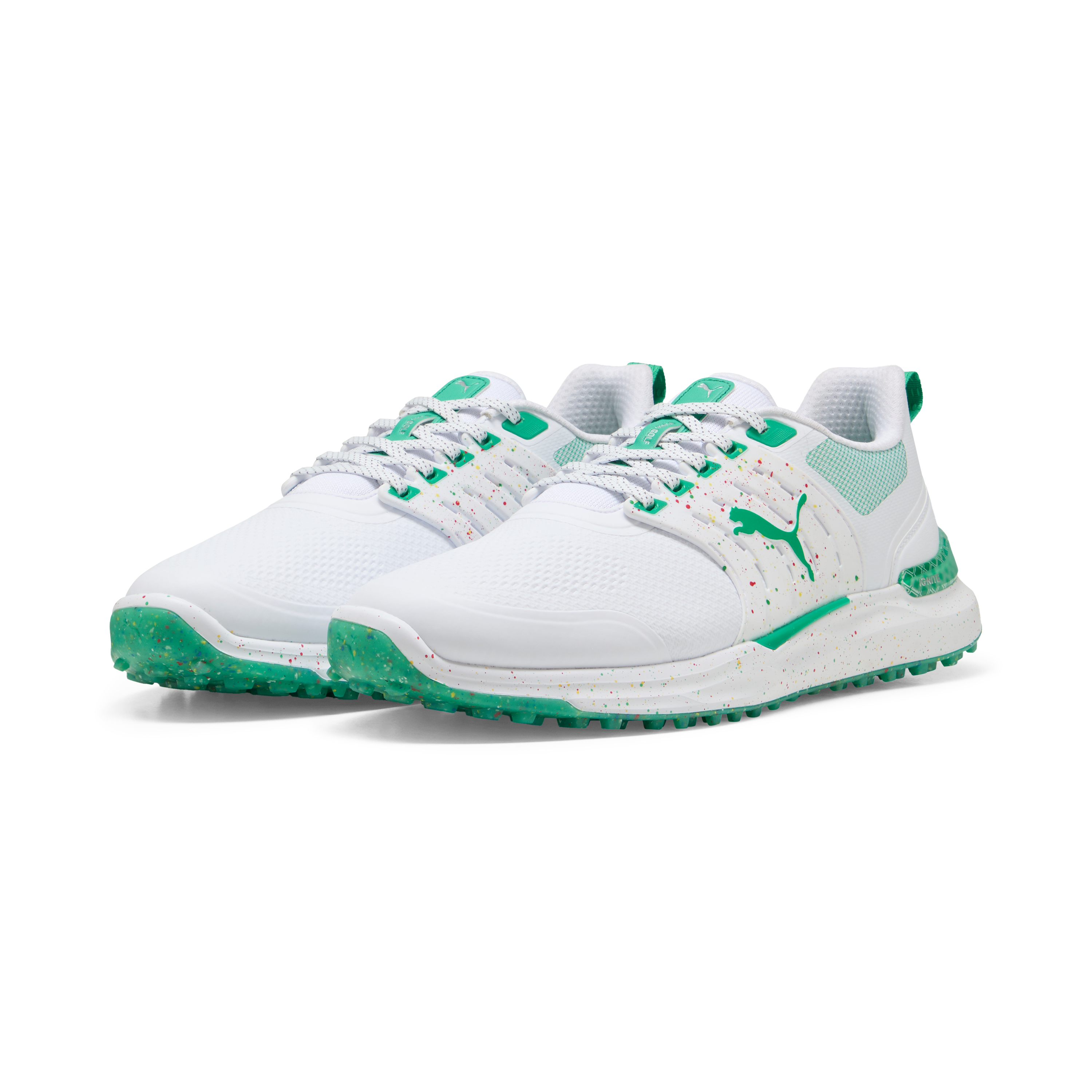 Men's API Ignite Elevate Spikeless Golf Shoe - White/Green