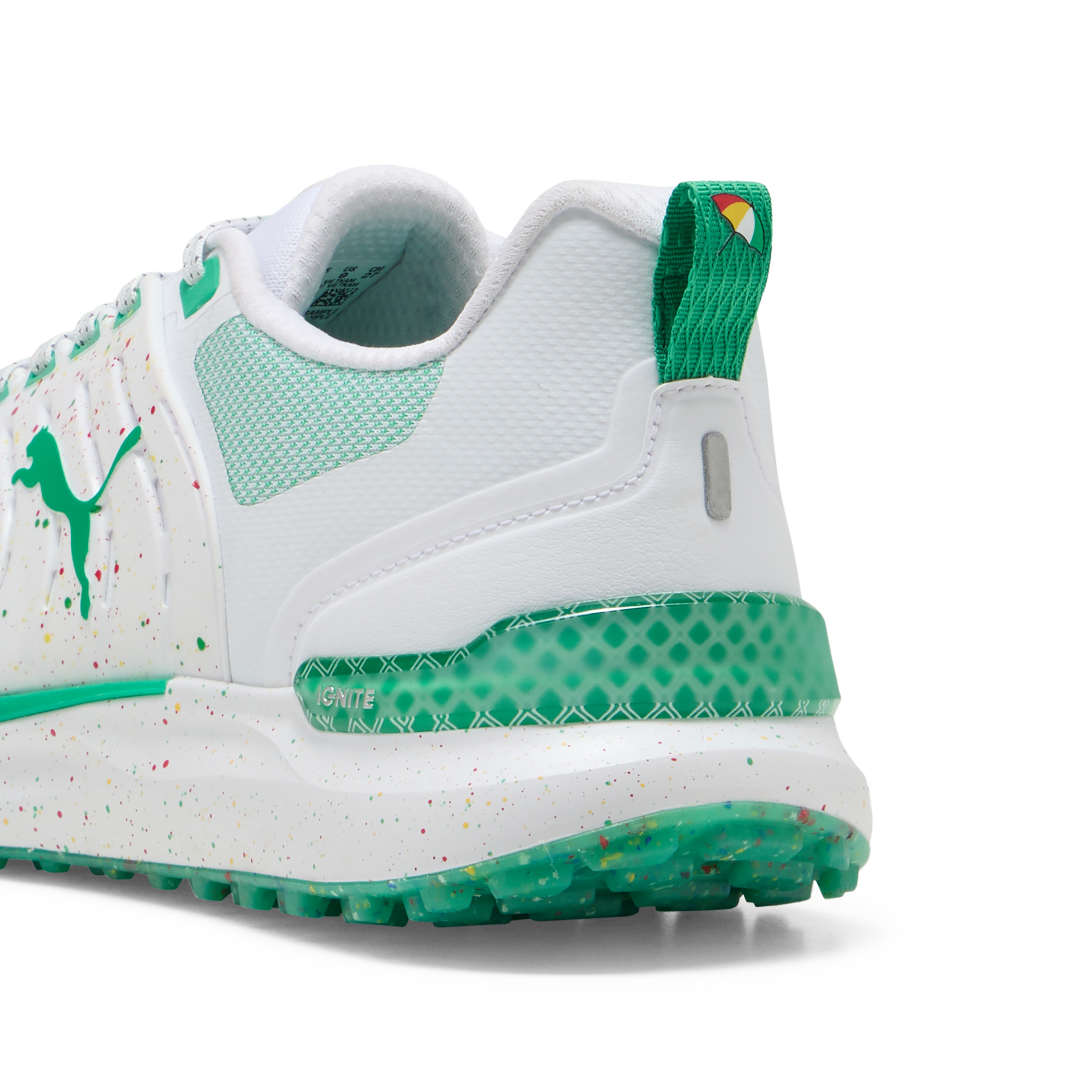 Men's API Ignite Elevate Spikeless Golf Shoe - White/Green