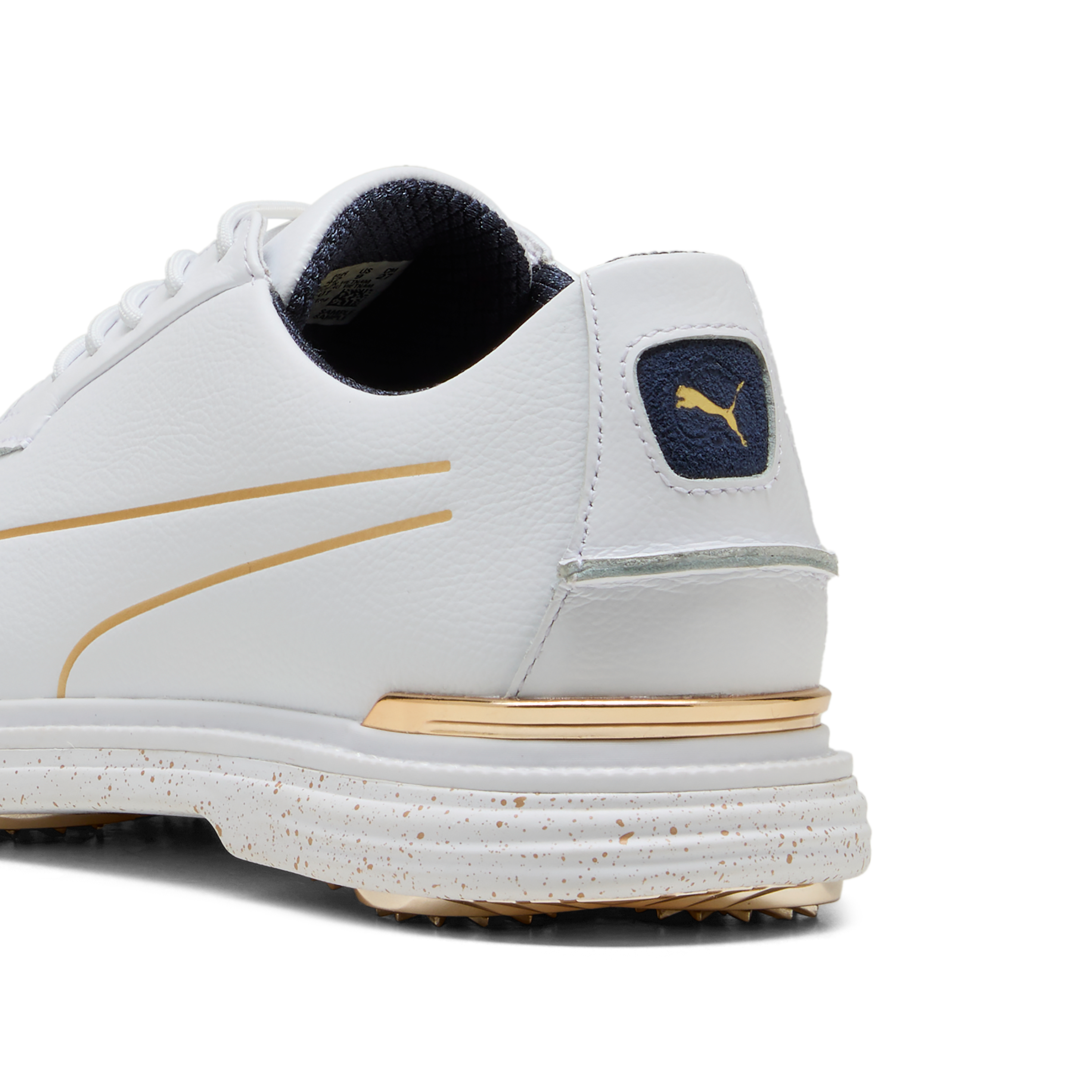 Men's Players Royale Spikeless Golf Shoe - White/Gold