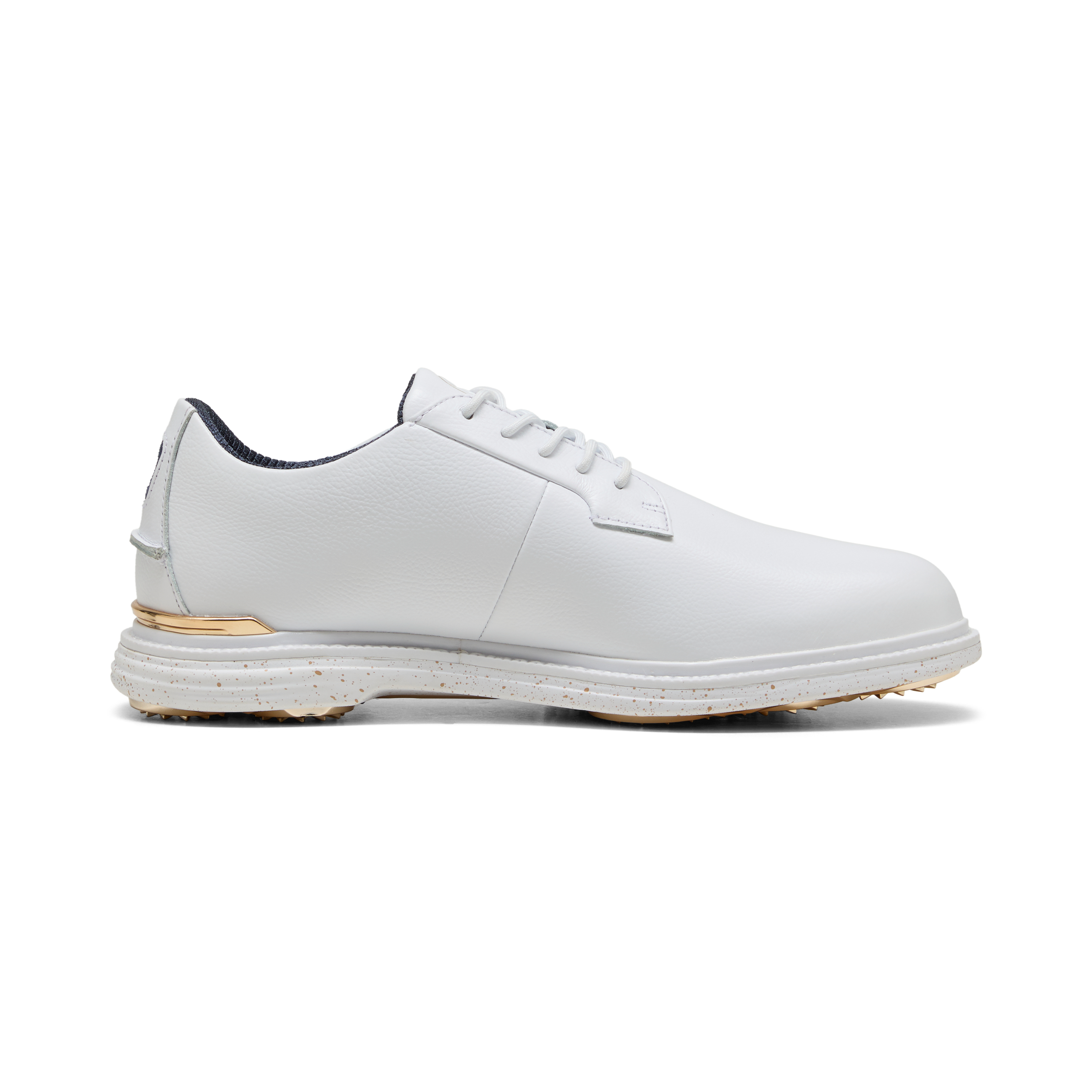 Men's Players Royale Spikeless Golf Shoe - White/Gold