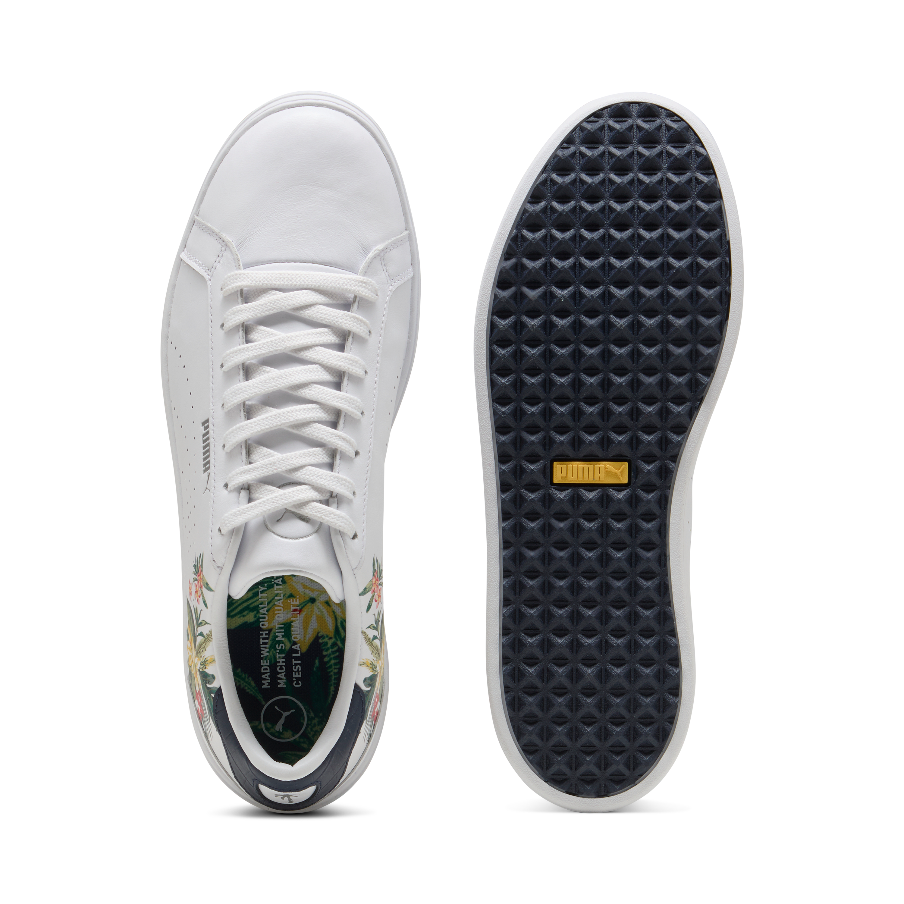 Men's PTC Clyde G Spikeless Golf Shoe - White/Navy