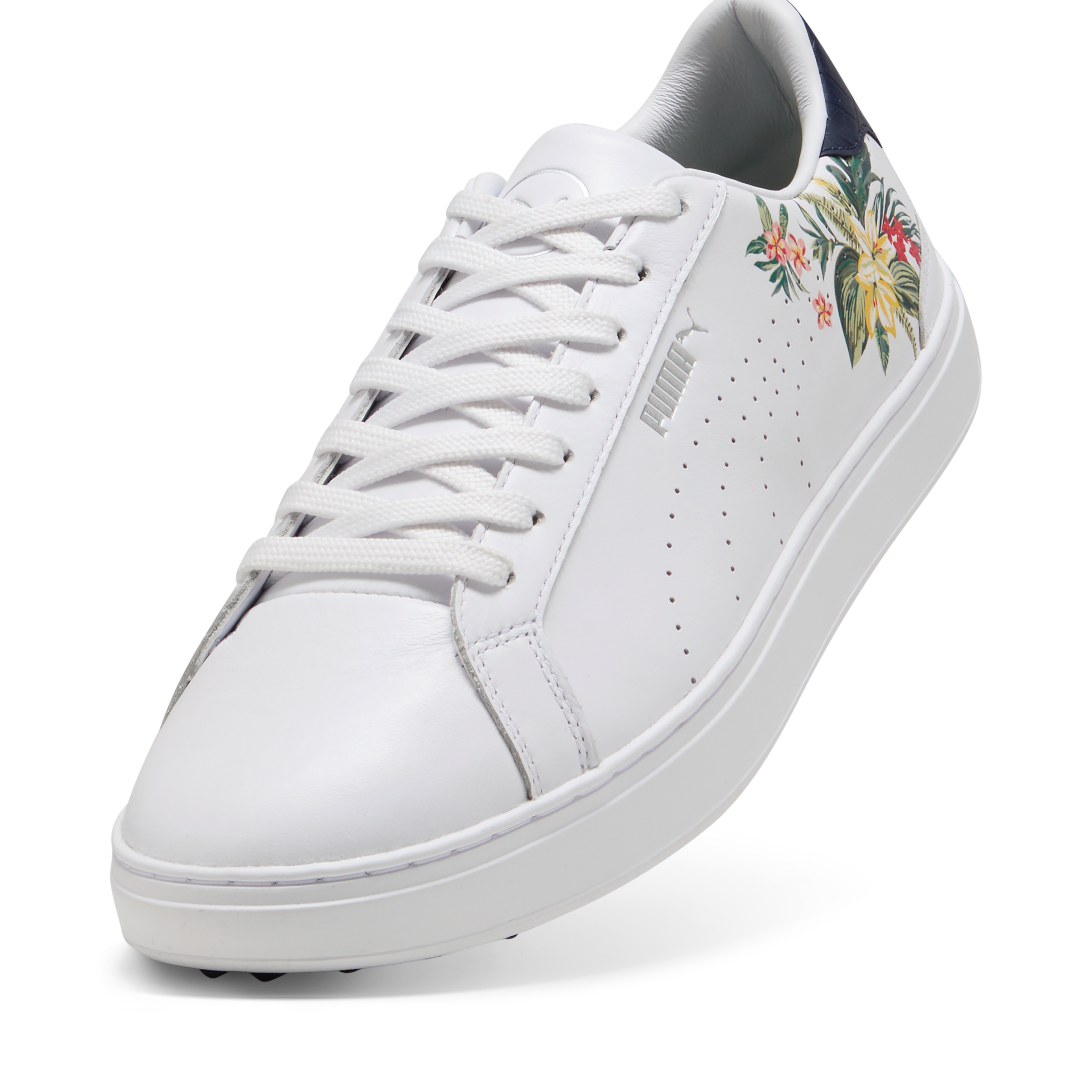 Men's PTC Clyde G Spikeless Golf Shoe - White/Navy