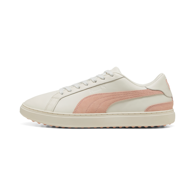 Men's Clyde G Peaches Spikeless Golf Shoe - White/Peach PUMA