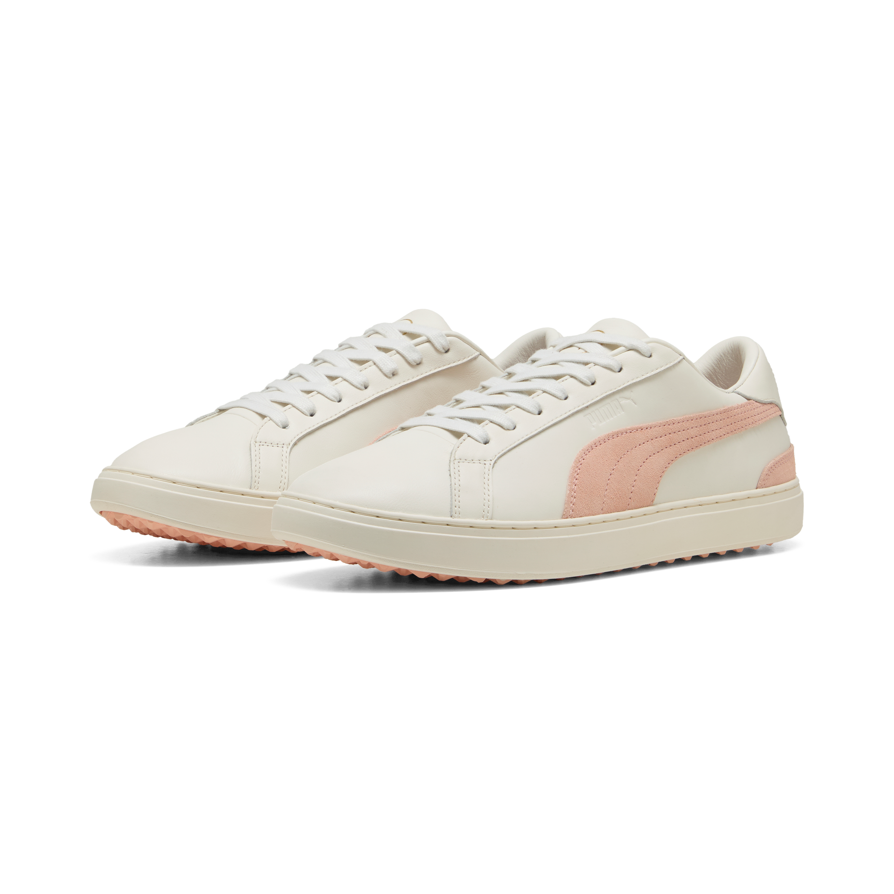 Men's Clyde G Peaches Spikeless Golf Shoe - White/Peach