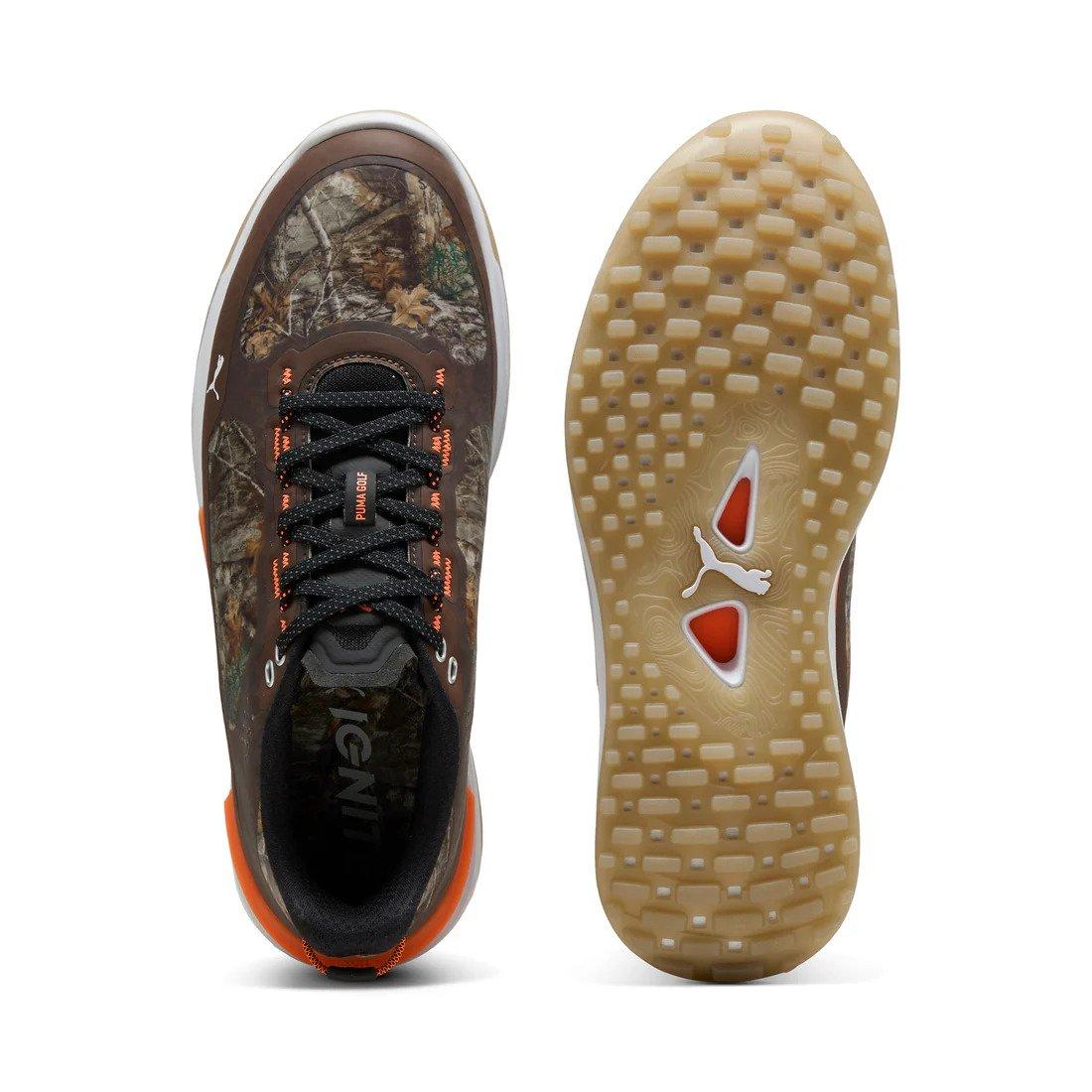 Men's Ignite Elevate X Real Tree Spikeless Golf Shoe - Brown/Multi