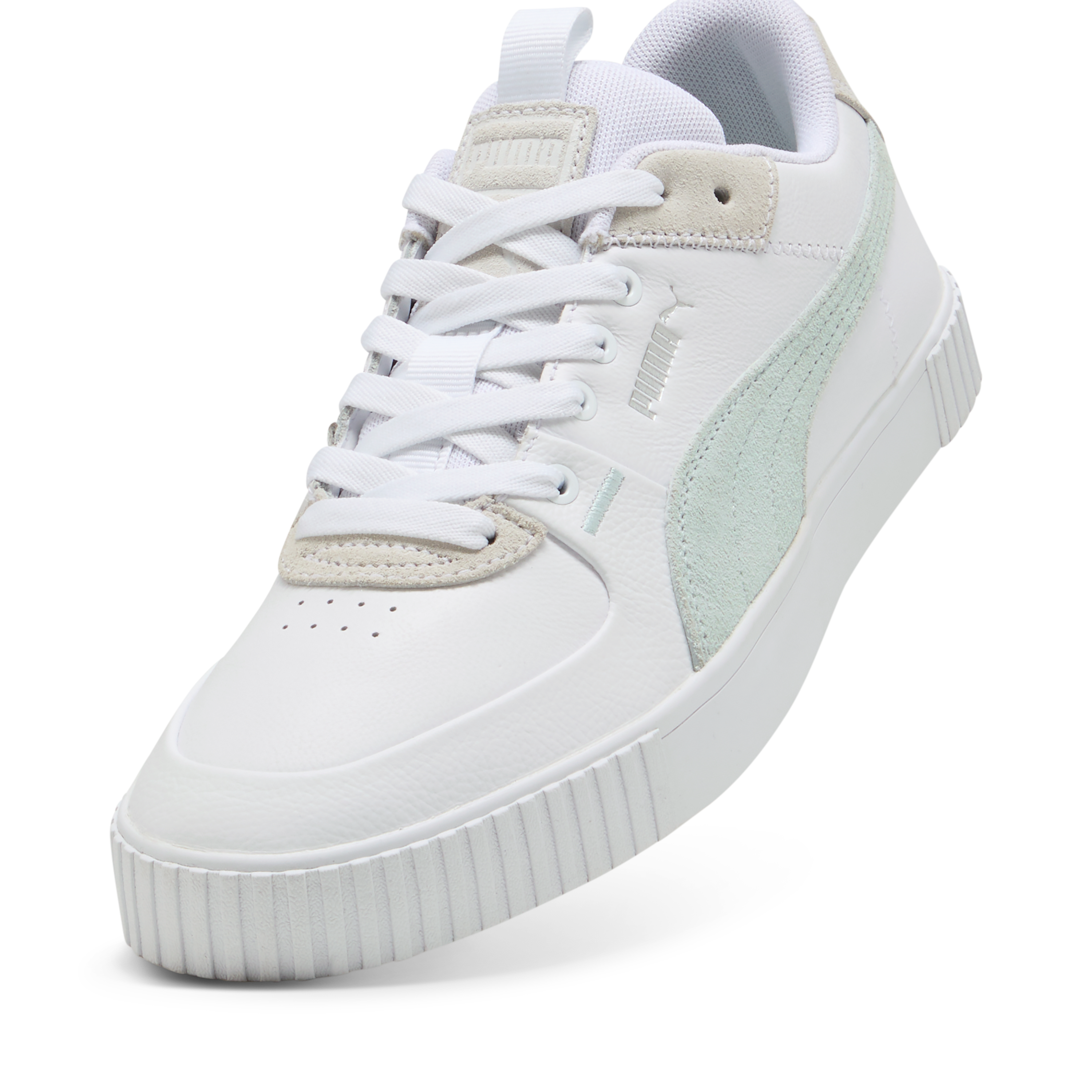 Women's Cali G Spikeless Golf Shoe - White/Light Green