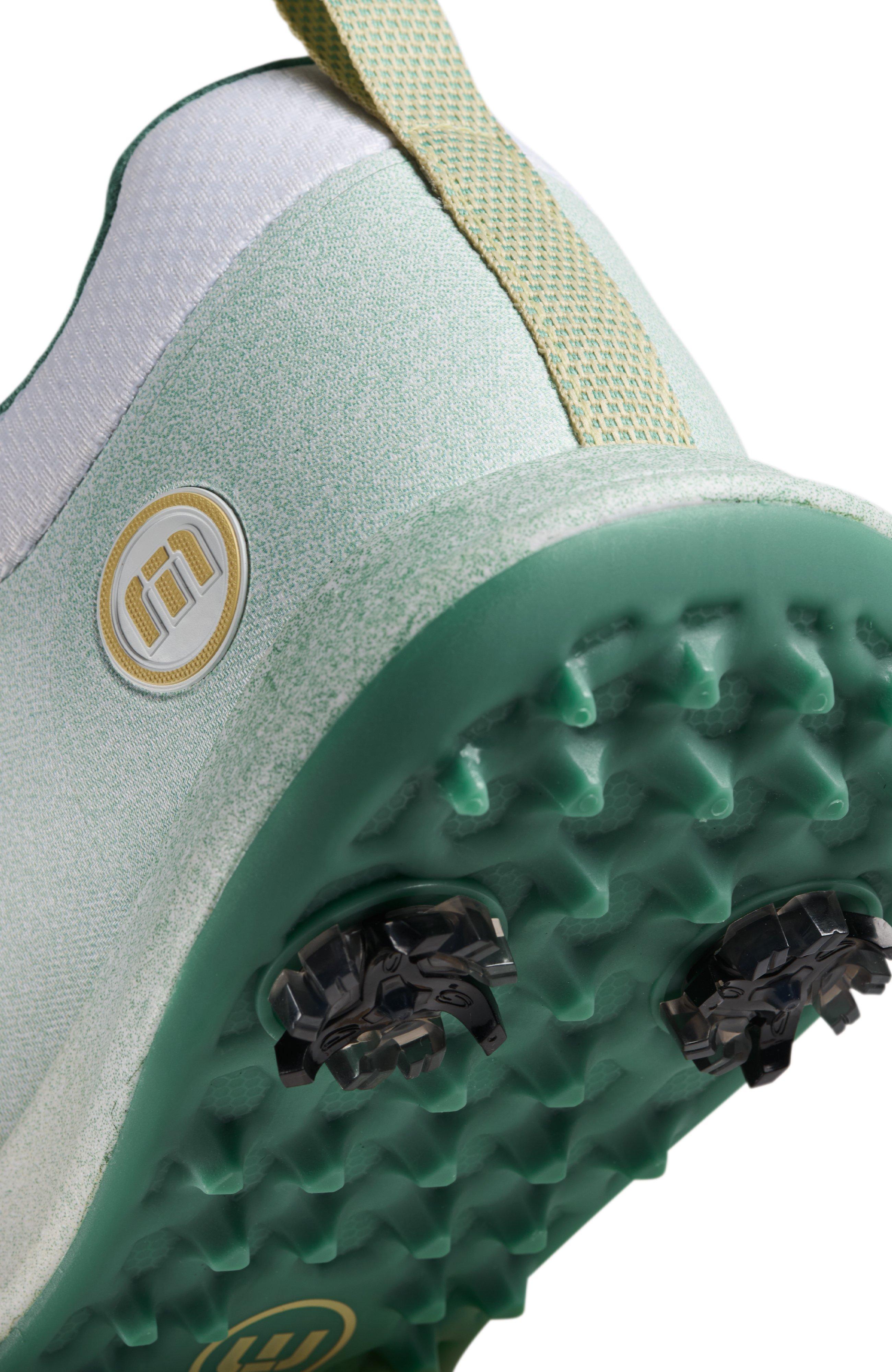 Men's The Ringer 2.0 Spiked Golf Shoe - White/Green