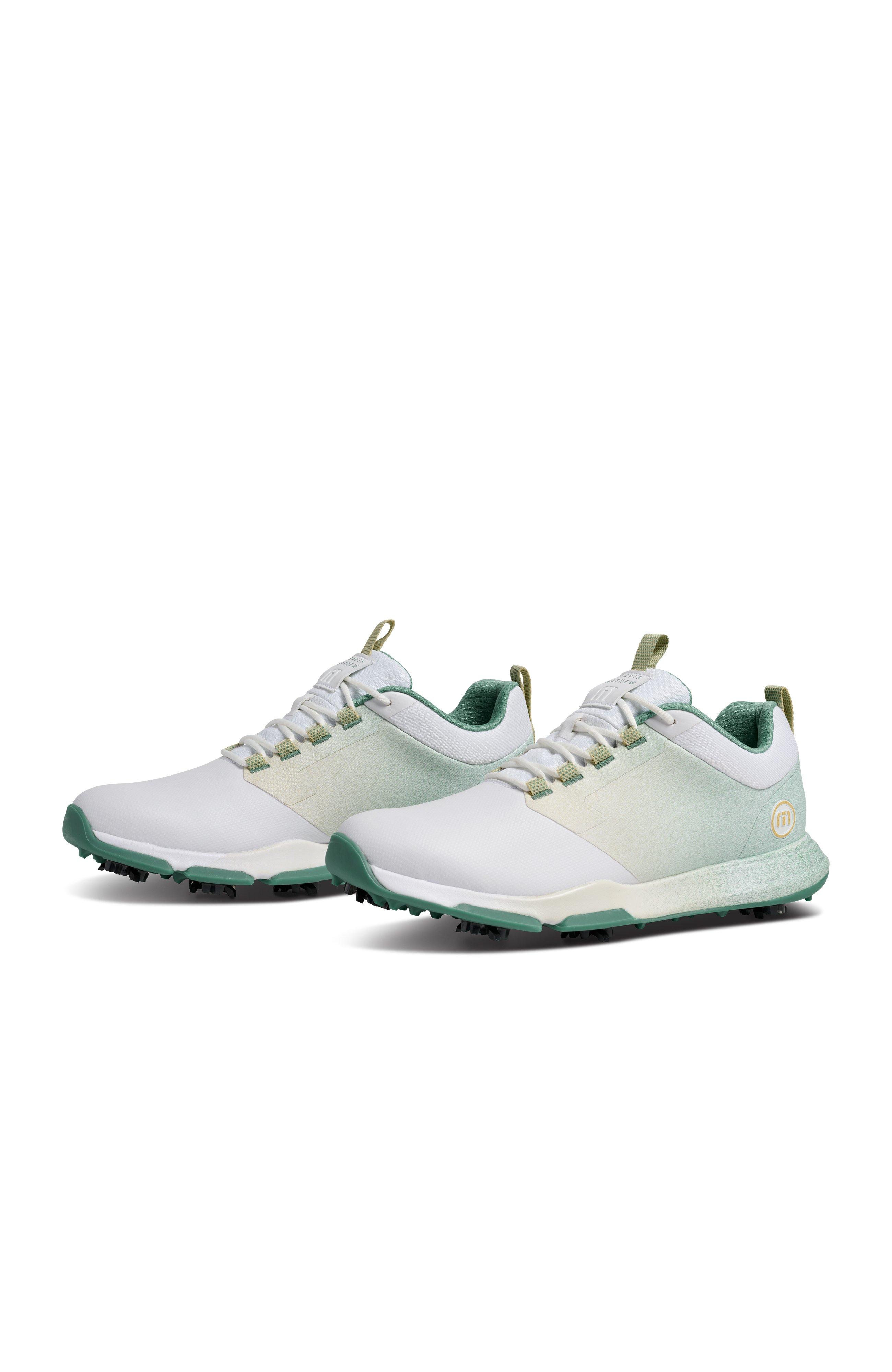 Men's The Ringer 2.0 Spiked Golf Shoe - White/Green