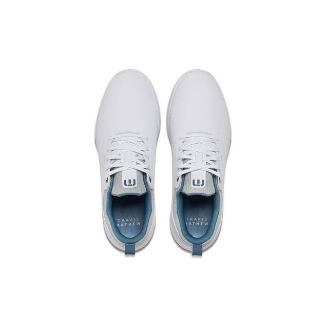 新品　TRAVISMATHEW DAILY PRO HYBRID PLUS Men's Daily Pro Hybrid Plus Spikeless Golf Shoe - White/Blue