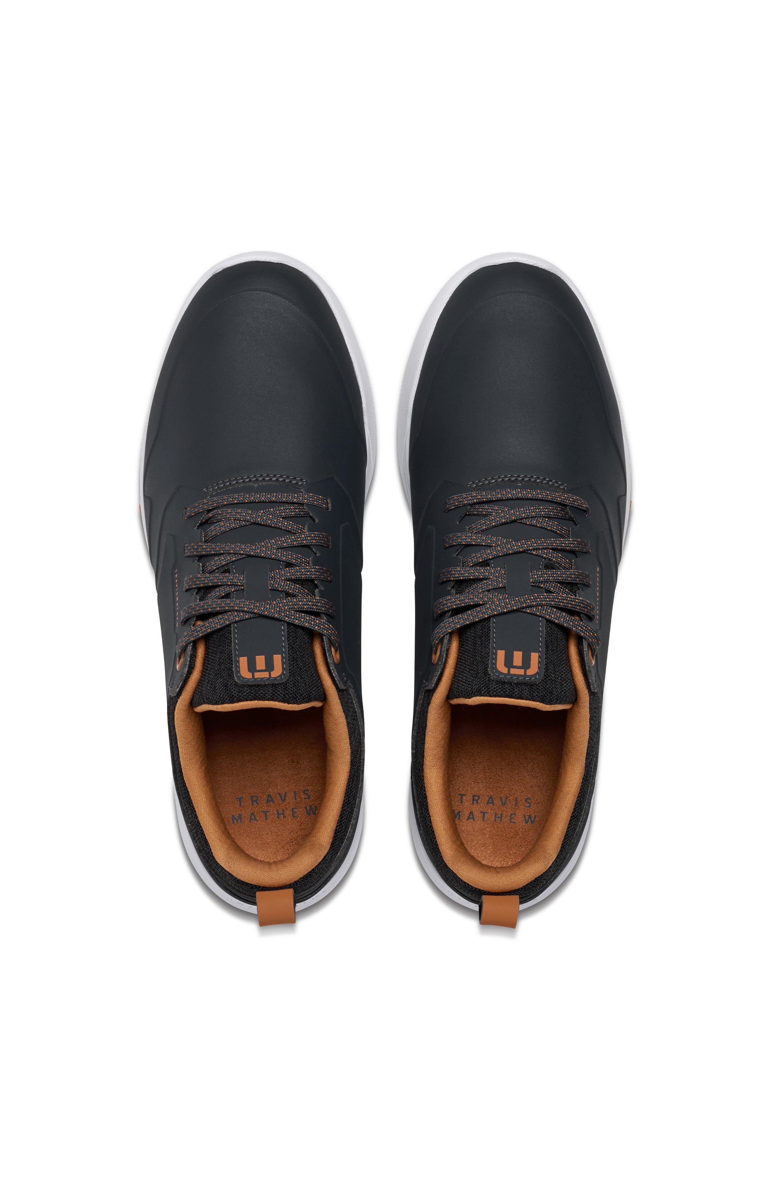 Men's Daily Pro Hybrid Spikeless Golf Shoe - Dark Grey/Brown