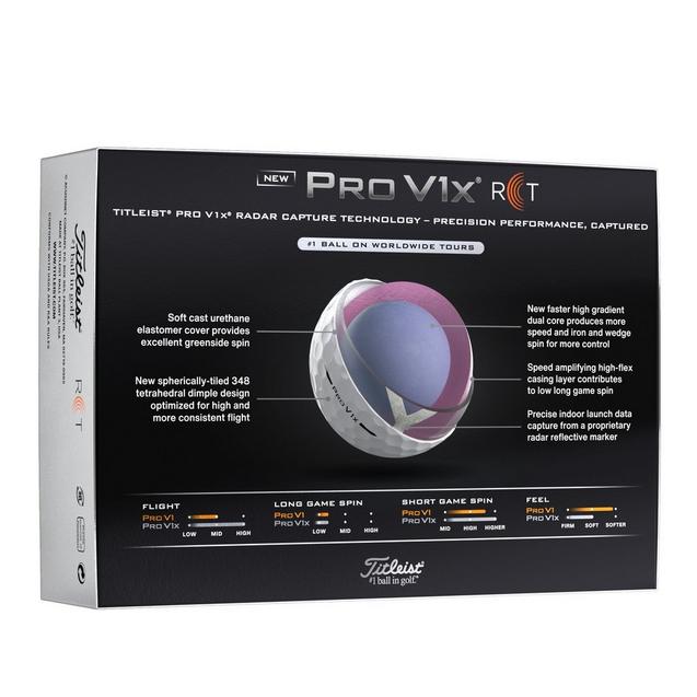 Pro V1x Golf Balls - RCT | TITLEIST | Golf Balls | Men's | WHITE
