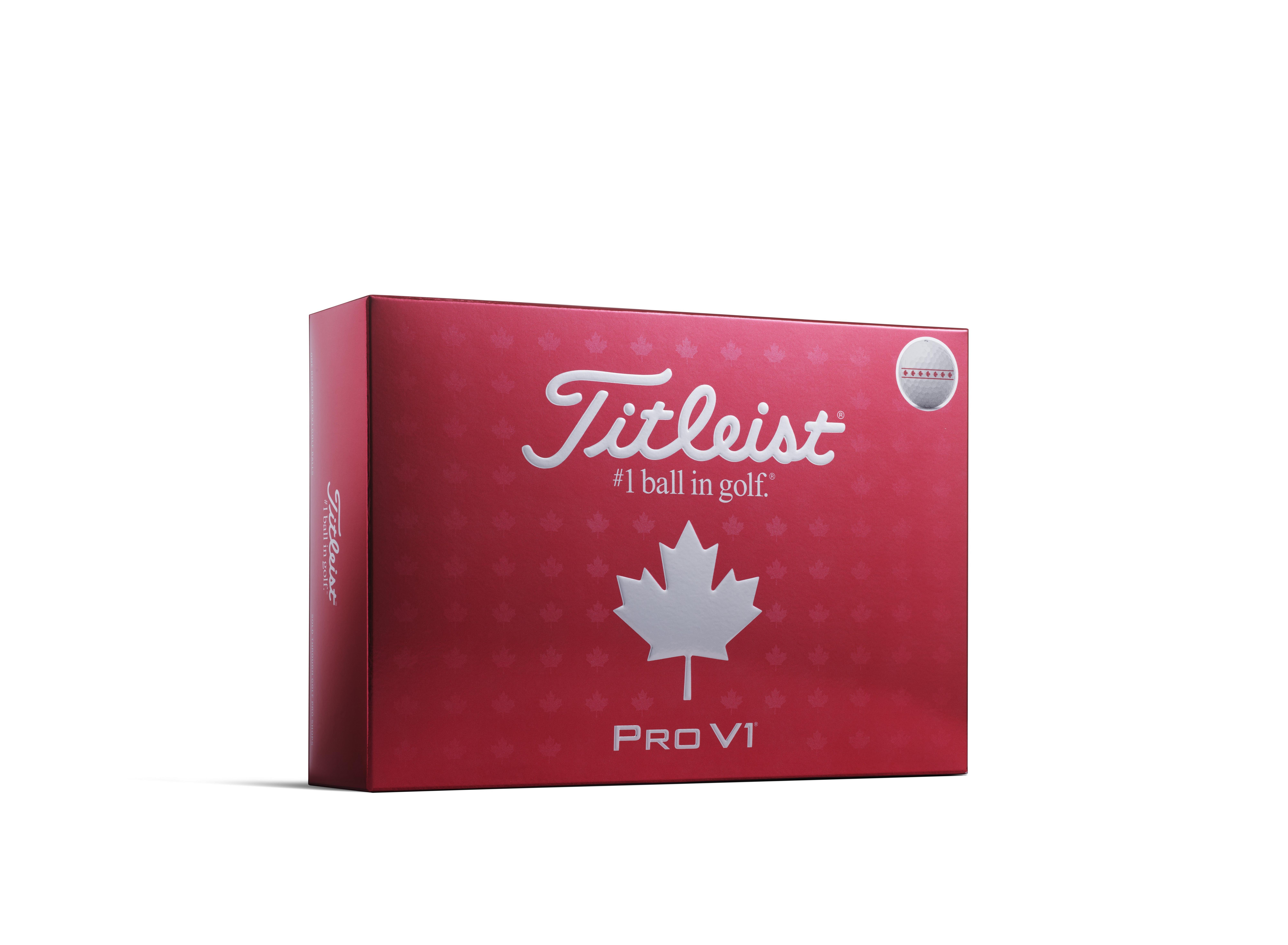 Pro V1 Golf Balls - Canada Flag