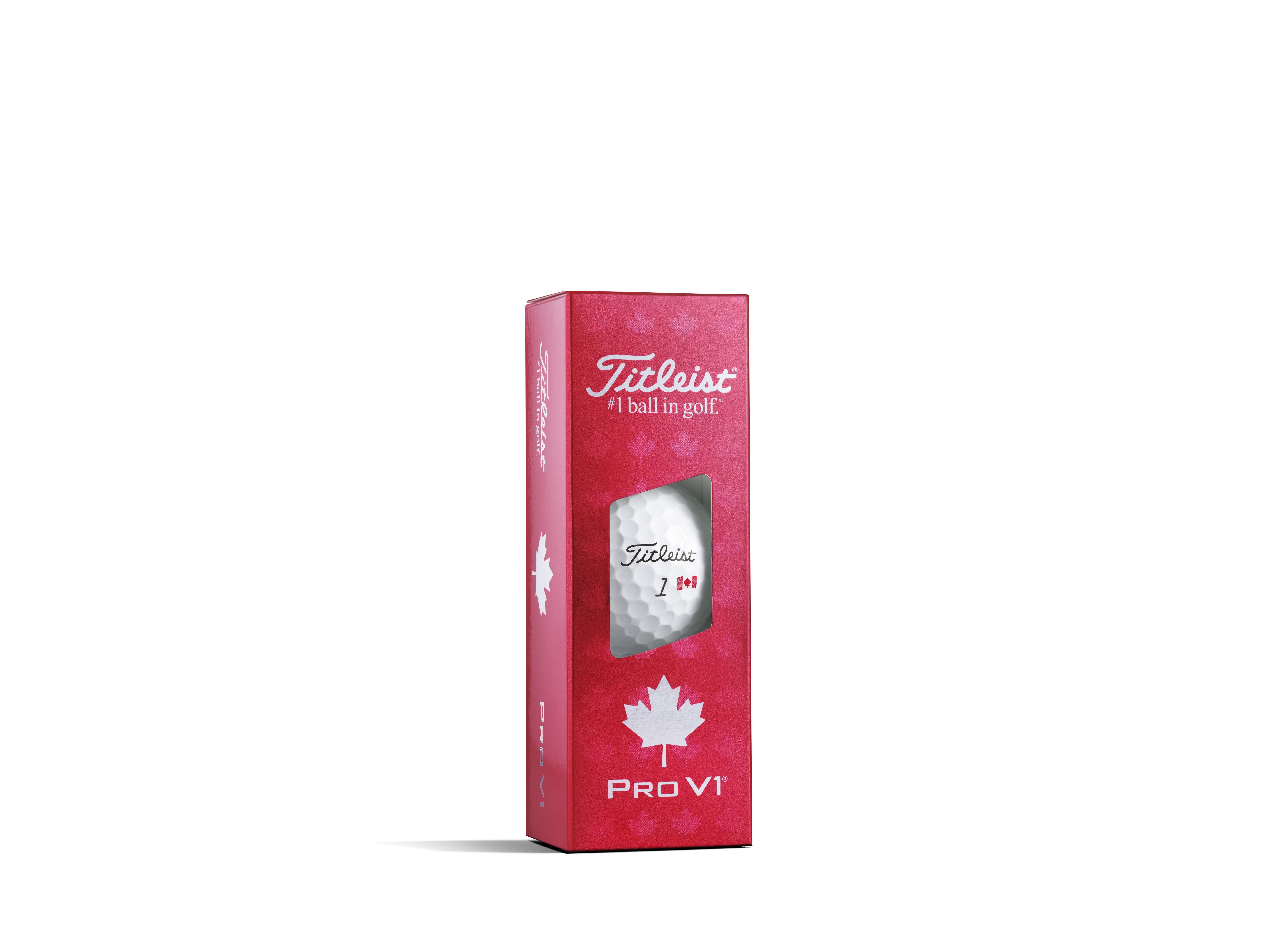Pro V1 Golf Balls - Canada Flag