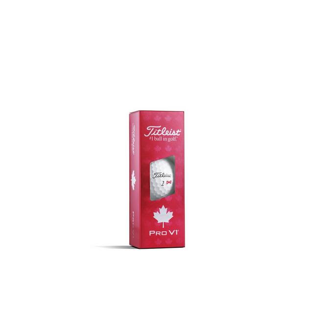 Pro V1 Golf Balls - Canada Flag | TITLEIST | Golf Balls | Men's