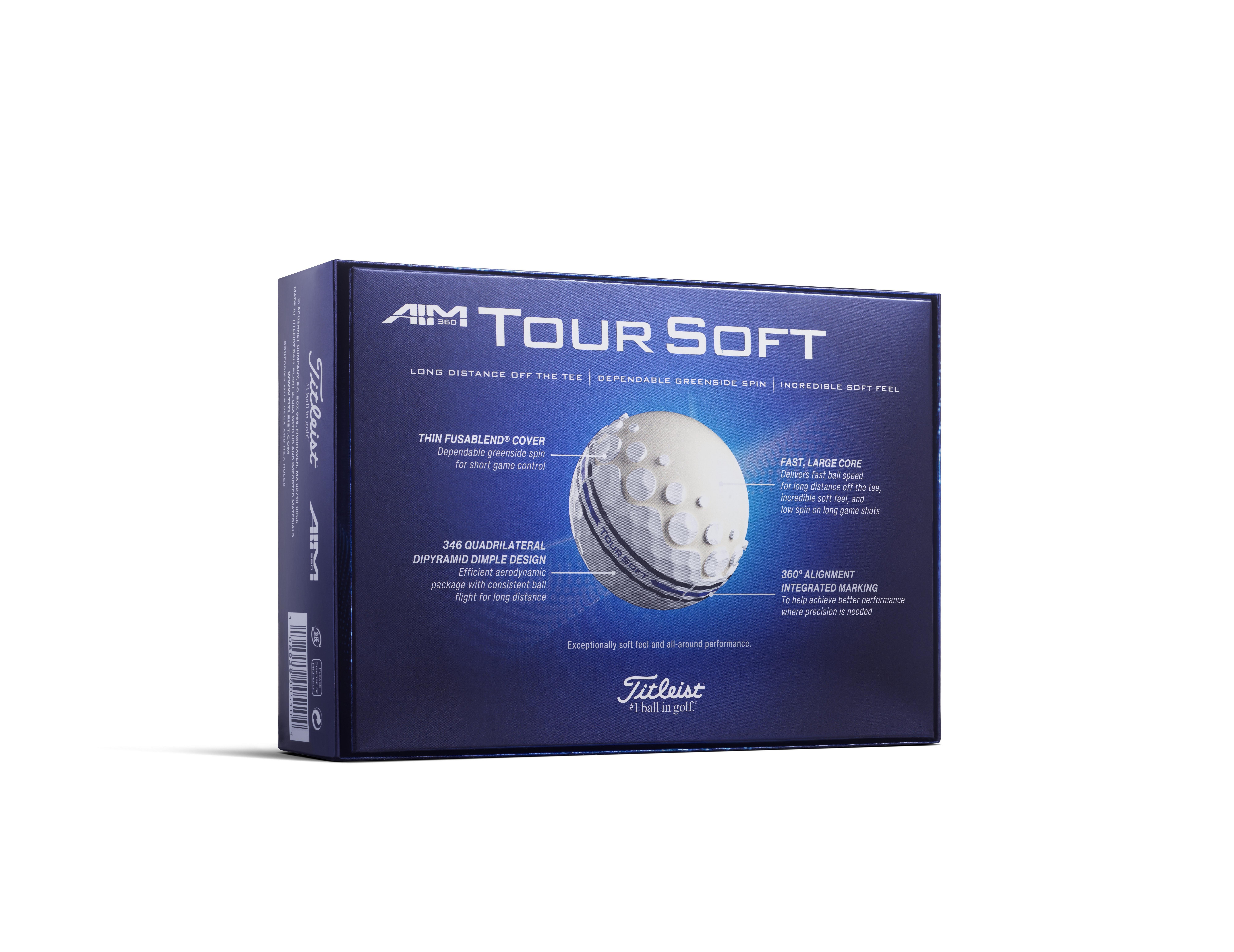 Tour Soft Golf Balls - A.I.M. 360
