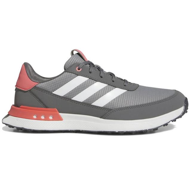 Men's S2G SL 24 Spikeless Golf Shoe - Grey/White/Red ADIDAS