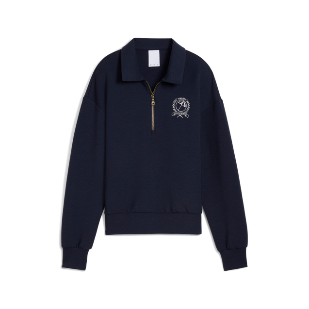 Women's AP 1/4 Zip Collared Sweater PUMA