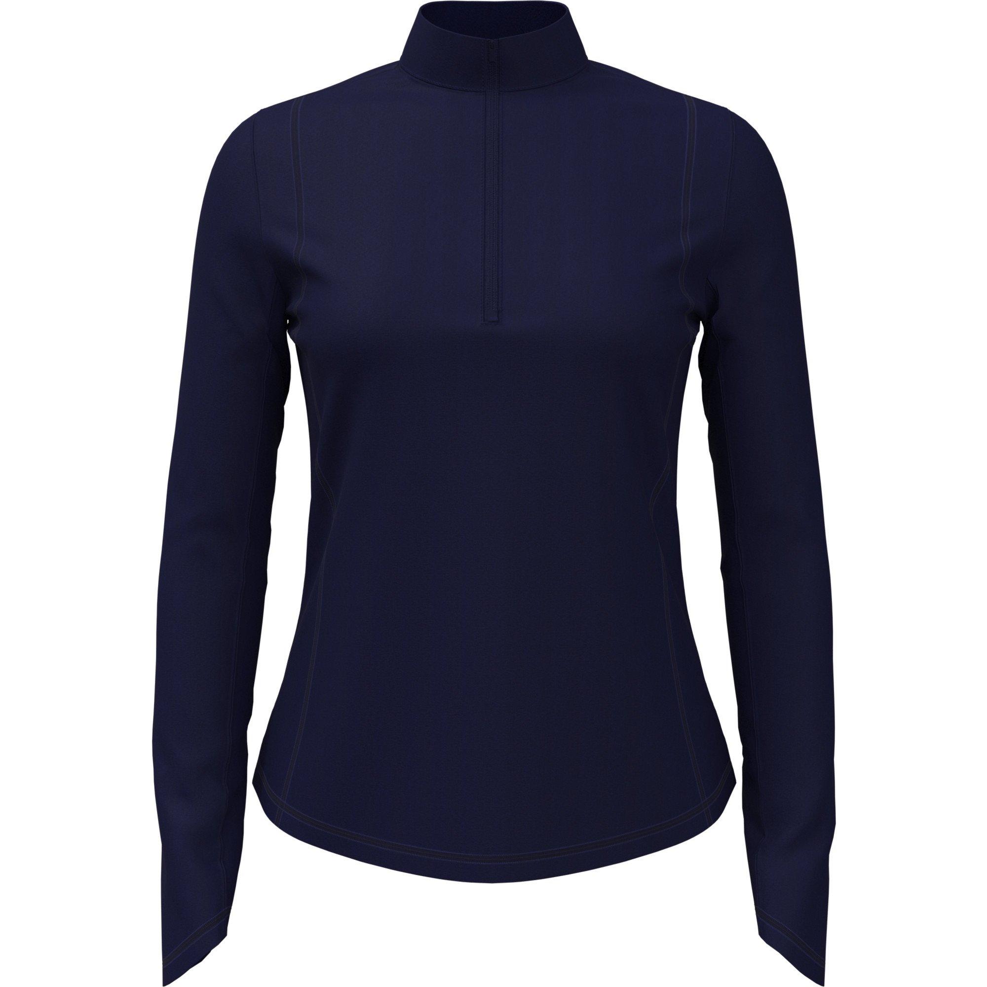 Women's Solid Zip Sun Protection Long Sleeve Top