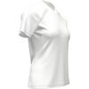 Polo uni à glissière pour femmes