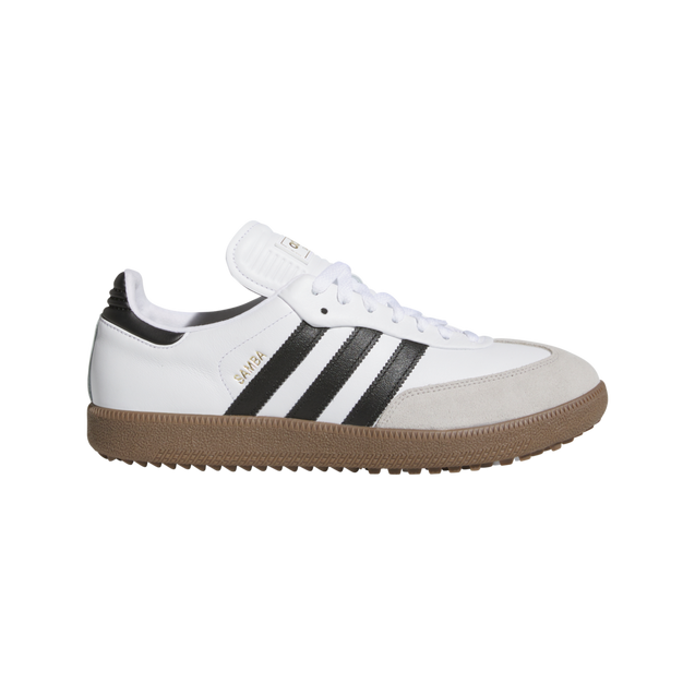 adidas SAMBA GOLF　26cm Samba Golf Spikeless Golf Shoe - White/Black | ADIDAS | Golf Shoes