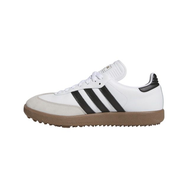 Samba Golf Spikeless Golf Shoe - White/Black | ADIDAS | Golf Shoes