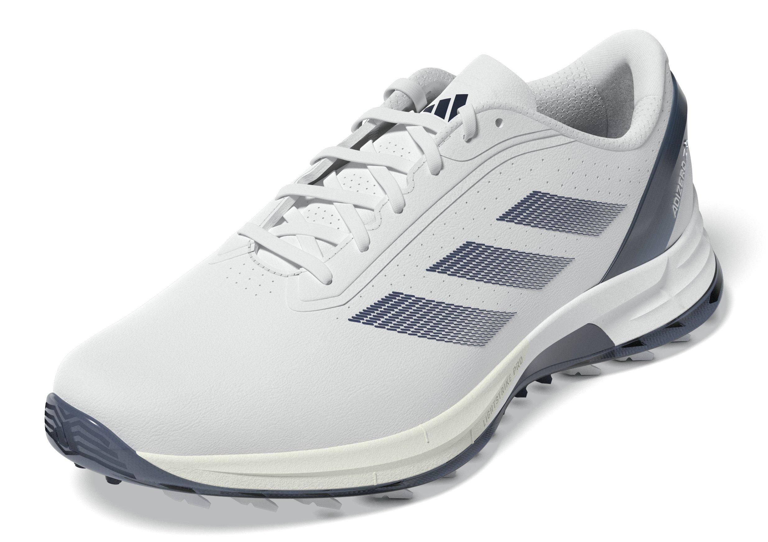 Men's AdiZero ZG Spikeless Golf Shoe - White/Blue