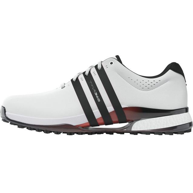 Prior Generation - Men's Tour360 25 Spikeless Golf Shoe - White/Black/Red ADIDAS
