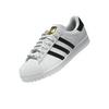 Chaussures de golf sans crampons Superstar Golf pour hommes - Blanc/Noir