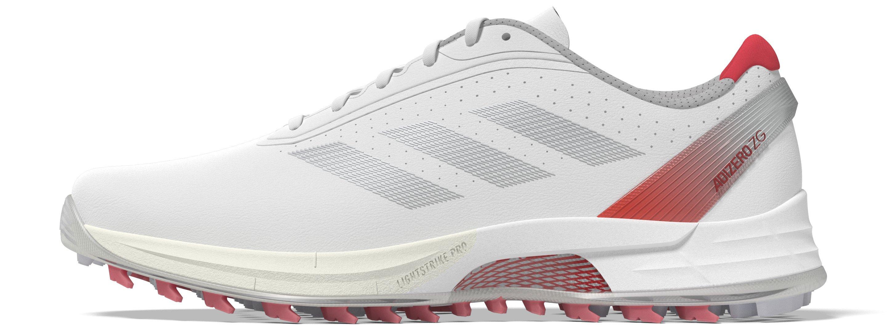 Women's AdiZero ZG Spikeless Golf Shoe - White/Red
