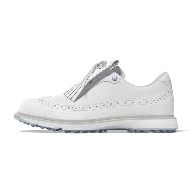 Women's MC Zoysia Spikeless Golf Shoe - White/Blue ADIDAS