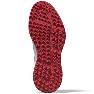 Junior AdiZero ZG Spikeless Golf Shoe - White/Red ADIDAS