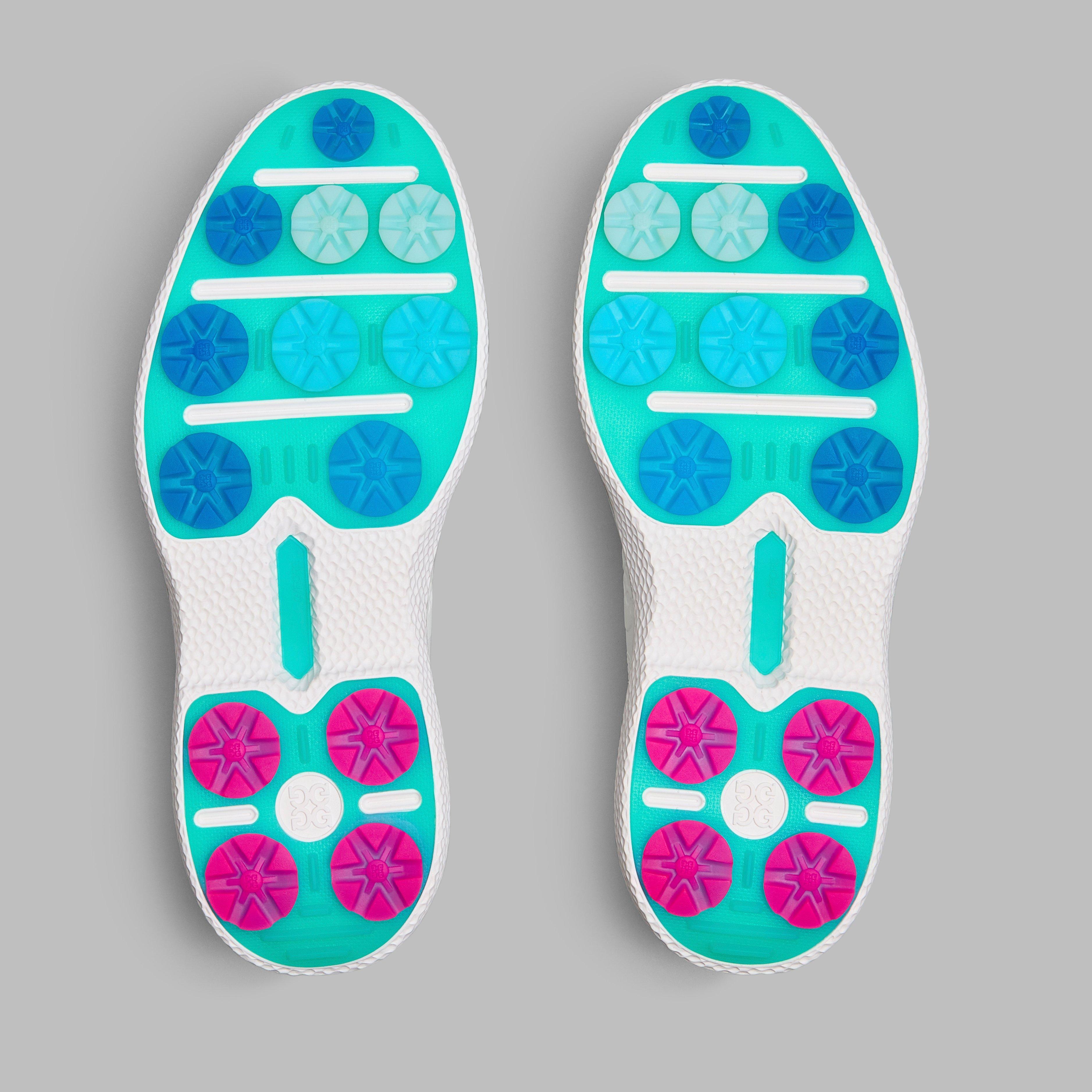 Men's Embossed Gallivan2r T.P.U. Spikeless Golf Shoe - White/Grey