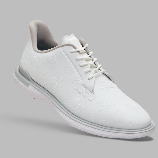 Men's Embossed Gallivan2r T.P.U. Spikeless Golf Shoe - White/Grey