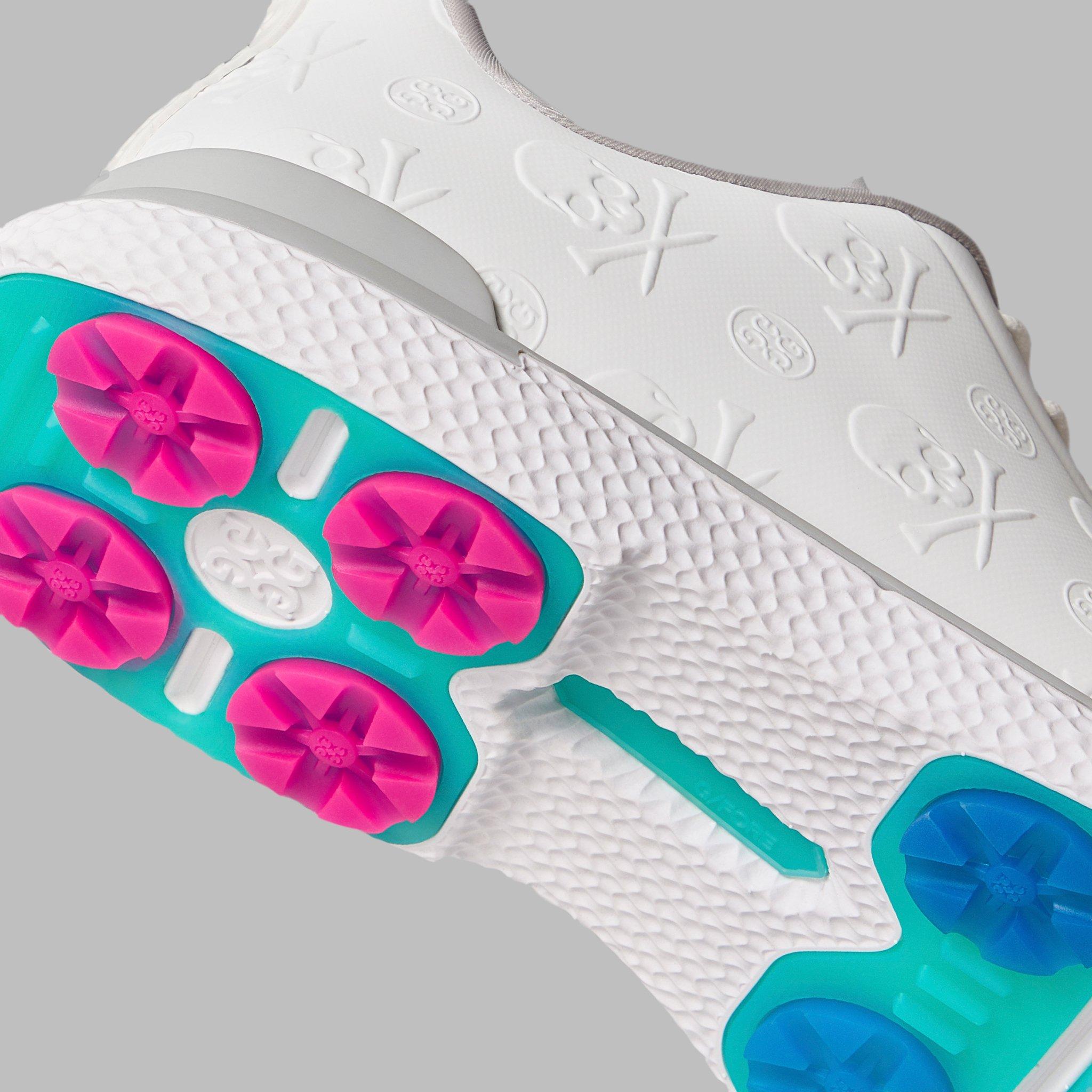 Men's Embossed Gallivan2r T.P.U. Spikeless Golf Shoe - White/Grey