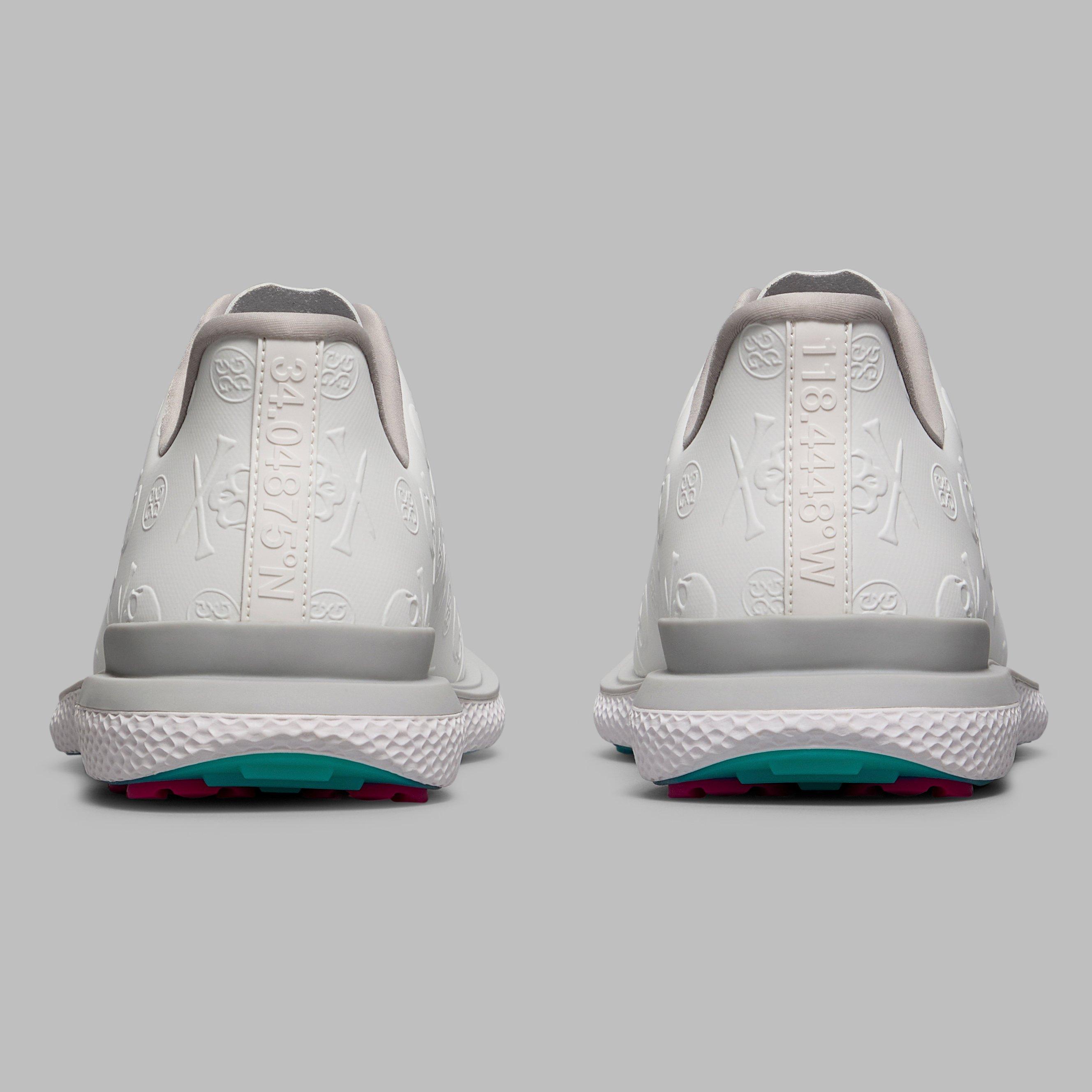 Men's Embossed Gallivan2r T.P.U. Spikeless Golf Shoe - White/Grey