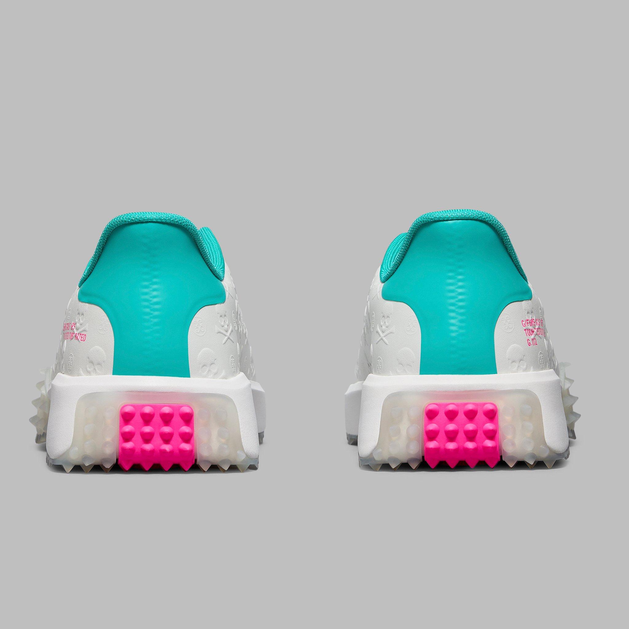 Men's G.112 Embossed P.U. Leather Spikeless Golf Shoe - White/Multi